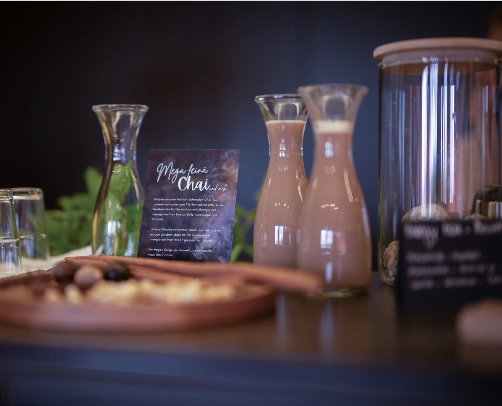 Eine Tasse Chai Latte